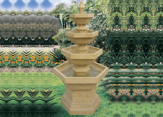 China 61 Inch Four Tiers Landscape Tiered Water Fountain supplier