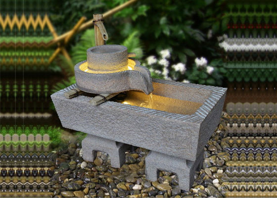 China 80cm  Graphite Sandstone Water Fountain supplier