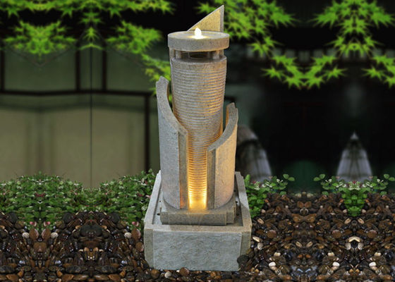 China Lighted Ornament  Sandstone Water Fountain supplier