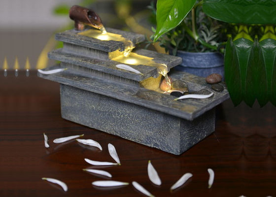 China Home Decor Polyresin  Indoor Light Up Water Fountain supplier