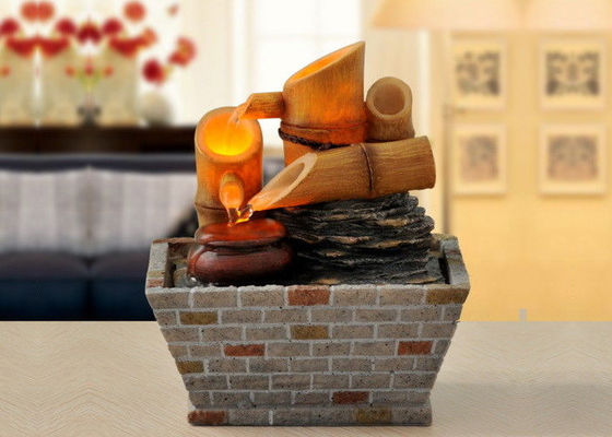 China Office Deco Warm Lighted Indoor Outdoor Fountains supplier