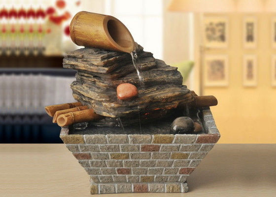 China Mountain With Bamboo Classical North American Style Home Interiors Decoration  Living Room  Water Fountain With LED supplier