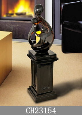 China American Style 110cm Led Water Fountain Indoor Furniture Decoration supplier