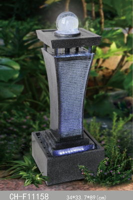 European Living Room Column Cast Stone Water Fountains supplier