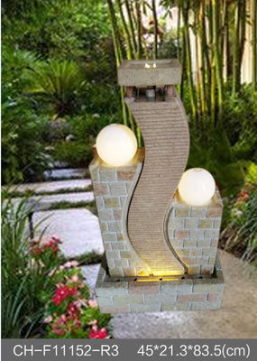 Columns Sandstone Brick Garden Fountain supplier