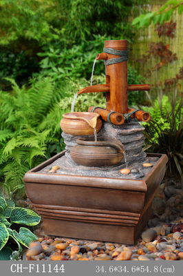 Bamboo Lighted Outdoor Water Fountains supplier