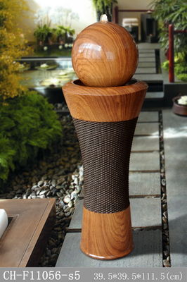 Thin Strip Club Scene Wood Rattan Effect Water Fountain supplier