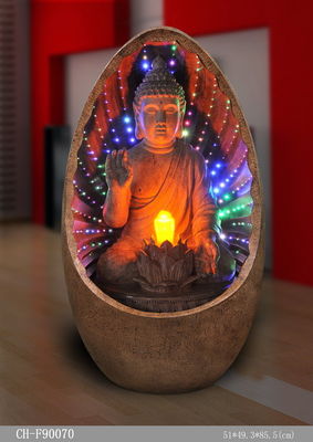 Shining Optical Colourful LED Buddha Water Fountain supplier
