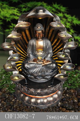 Multiful Cups Tv Cabinet Buddha Water Feature Outdoor supplier