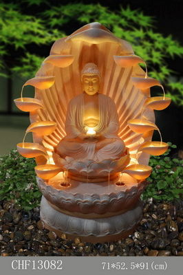 Multiful Cups Tv Cabinet Buddha Water Feature Outdoor supplier