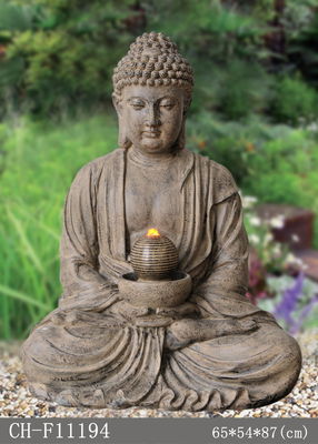 34 Inch Meditierende Buddha Water Fountain supplier