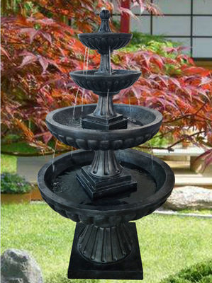 64 Inch Ornament Four Tiered Water Fountain supplier