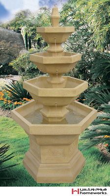 61 Inch Four Tiers Landscape Tiered Water Fountain supplier