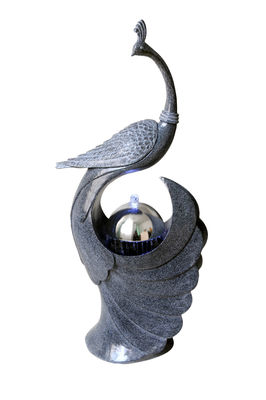 103cm Peacock Lighted Animal Outdoor Water Fountains supplier