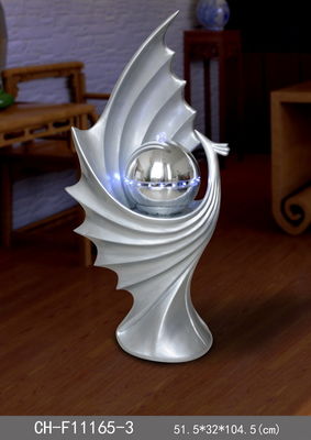 41 Inch Peacock Animal Outdoor Water Fountains supplier