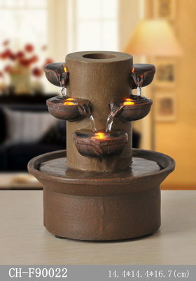 Classical Multi Cups Indoor Waterfall Fountain supplier