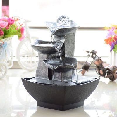 Contemporary Indoor With Glass Ball North American Style Home Interiors Decoration  Living Room  Water Fountain With LED supplier