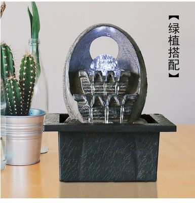 Contemporary Lighted Glass Ball Water Fountain supplier