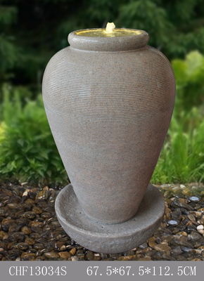 Landscape Big Pots Sandstone Water Fountain supplier