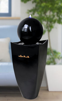 Modern  Waterscape Stainless Steel Ball Water Feature supplier