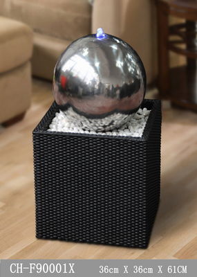 24 Inch Fortune Stainless Steel Ball Water Feature supplier