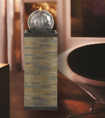 Ornament  Stainless Steel Ball Water Feature supplier