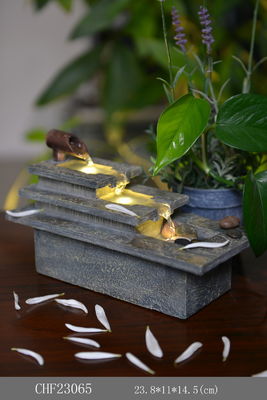 Home Decor Polyresin  Indoor Light Up Water Fountain supplier