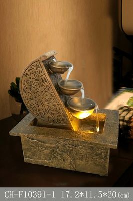 Painting Golden Fortune Indoor Waterfall Fountain supplier