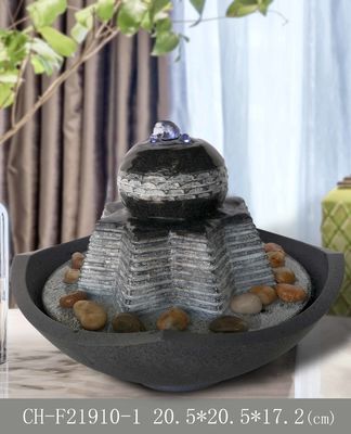 Lighted 7 Inch Fortune Water Fountain Indoor Decor supplier