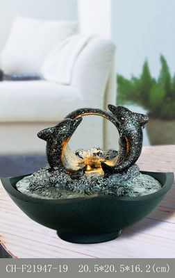 Dolphins Living Room Indoor Waterfall Fountain supplier