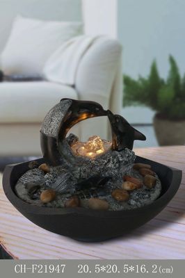 Simple Two Dolphins  Inside Waterfalls Fountains supplier