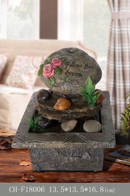 6 Inch Small Rockery Flowers Indoor Outdoor Fountains supplier