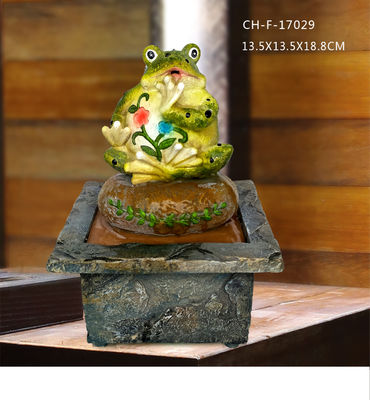 American Style Polyresin Frogs Indoor Tabletop Fountains supplier