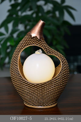 12 Inch T-Pot Ratten  Ornament Indoor Tabletop Fountains supplier