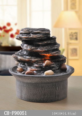 6 Inch Polyresin Rockwork Indoor Outdoor Fountains supplier