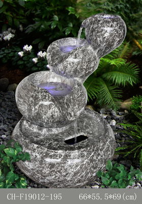 Garden Three Tea Pots Cast Stone Water Fountains supplier