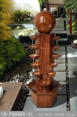 Multi Cups Handcraft Small Garden Water Features supplier