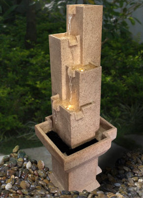 Light Luxury Garden Decor Sandstone Water Fountain supplier