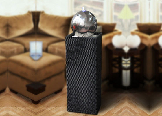 44 Inch Ornament  Stainless Steel Ball Water Feature supplier