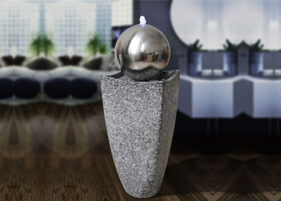 Modern  Waterscape Stainless Steel Ball Water Feature supplier