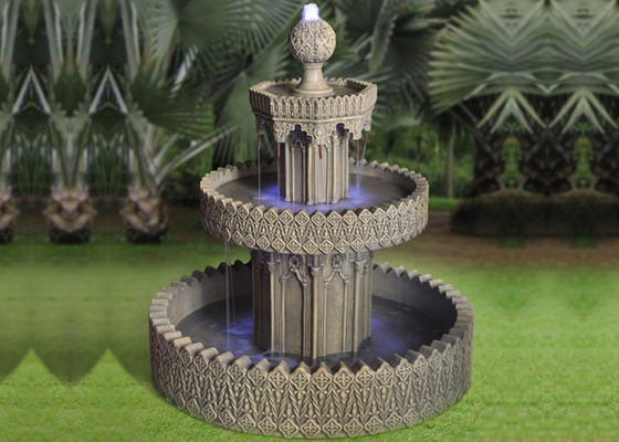 34 Inch Courtyard  Three Tiered Water Fountain supplier
