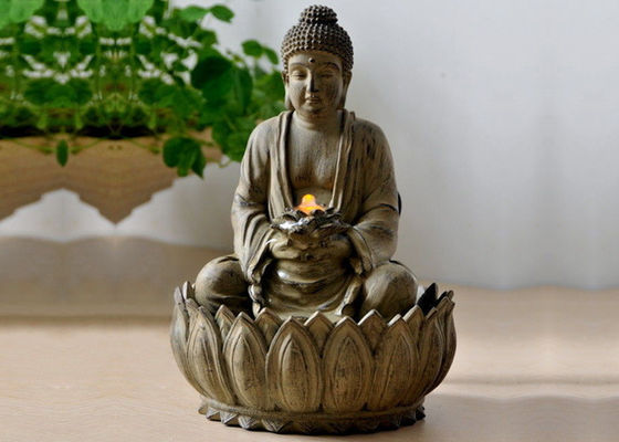 Small Lighted  Tabletop Buddha Water Fountain supplier