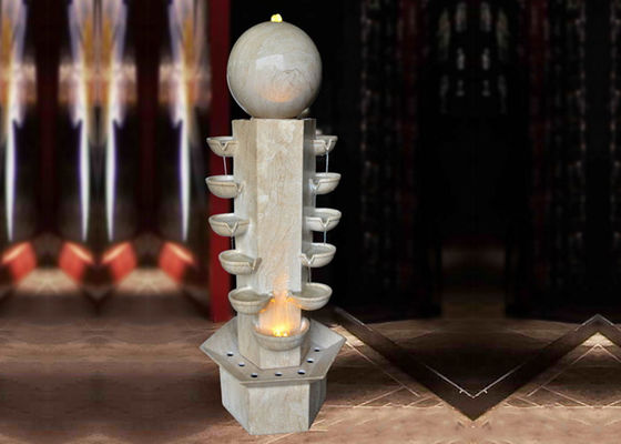 Garden  Marble Effect Wood Rattan Garden Fountain supplier