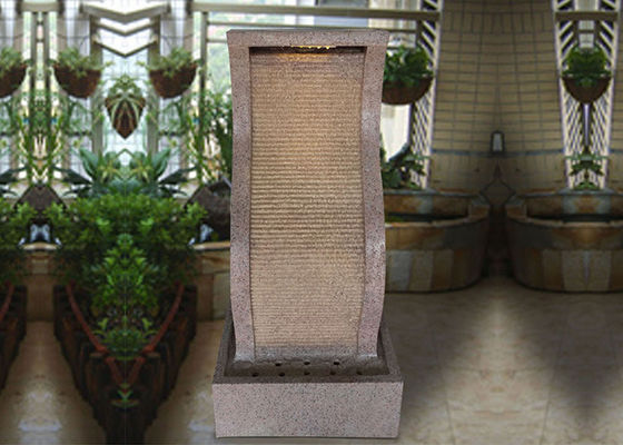 Luxury Patio Ornament Sandstone Water Fountain supplier