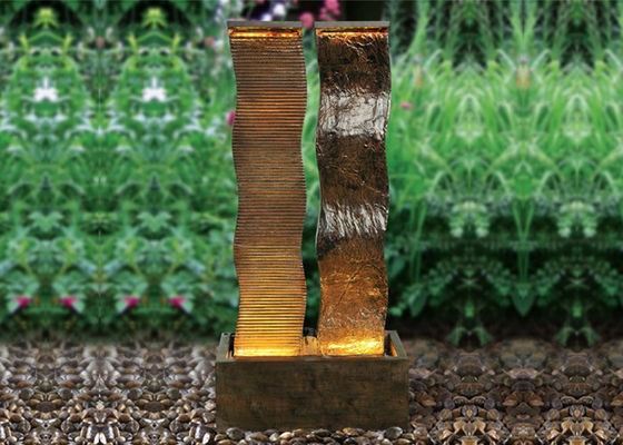 Ornamental 2 Columns  Cast Stone Water Fountains supplier