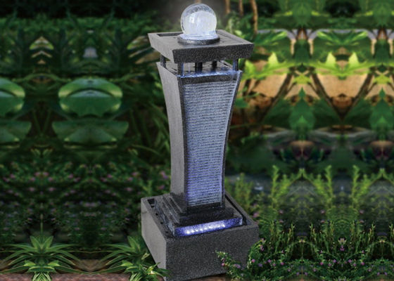 European Living Room Column Cast Stone Water Fountains supplier