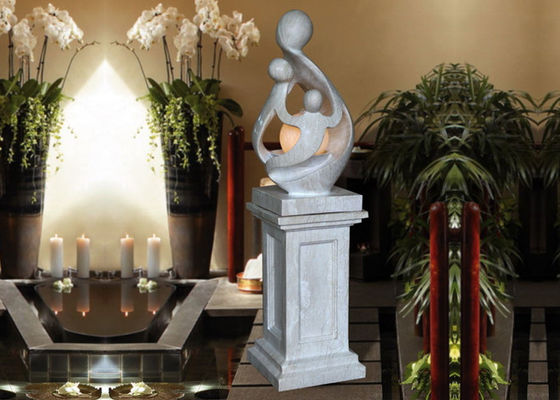 43 Inch Polyresin Couples Cast Stone Water Fountains supplier
