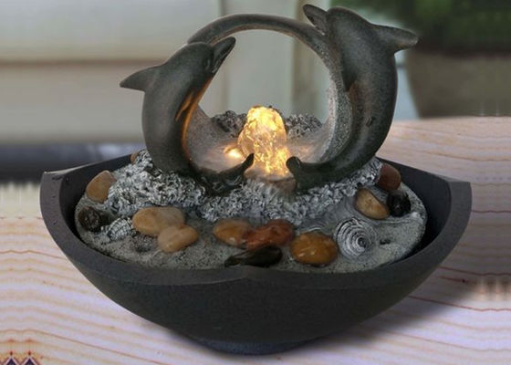 Dolphins Living Room Indoor Waterfall Fountain supplier