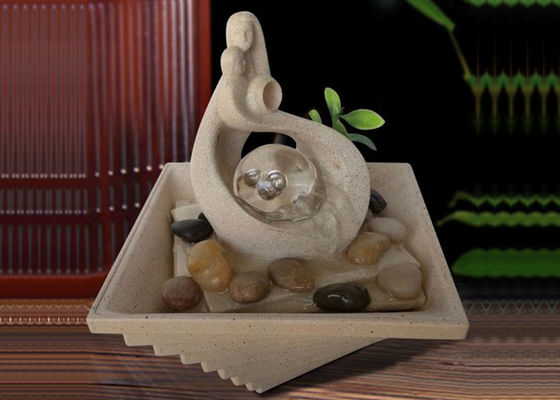 Smooth Couple Indoor Rolling Ball Water Fountain supplier