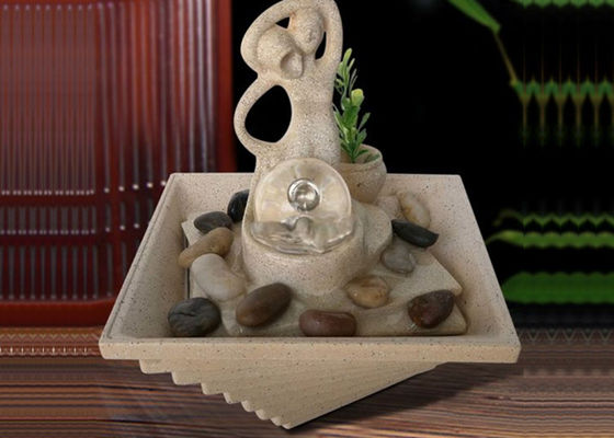 Hand Made Lady  Glass Ball Indoor Waterfall Fountain supplier